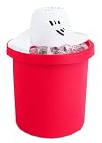 Rival 8704-RD 4-Quart Electric Ice Cream Maker, Red