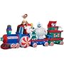 16ft Airblown Inflatable Animated Rudolph Train
