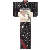 きものやさん ◎hiromichi nakano ブランド袷着物 よろけ玉黒【送料無料】
