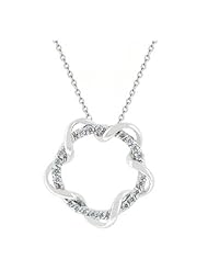 Ribbon Wreath Pendant Necklace