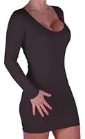 EyeCatch - Rachel Ladies V Neck Bodycon Stretch Short Womens Mini Dress