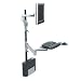 CPU Station with Gas Assisted Monitor and Keyboard Arms