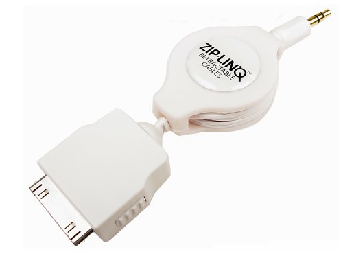 Ziplinq Stereo 3.5mm Digital Audio Cable for iPod