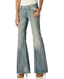 7 For All Mankind Super Flare Pintucked Jeans