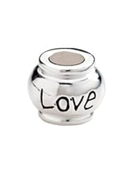 Kera Sterling Silver Love Expression Bead