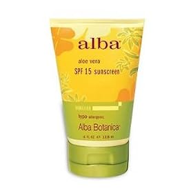 Aloe Vera SPF 15 By Alba Botanica - 4oz.