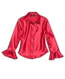 BCX Girls Bell-Sleeve Charmeuse Top