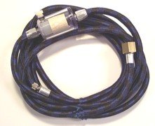 Badger 10 foot braided hose with trans in-line drainable Water Trap