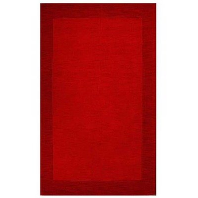 Acura Rugs Loom Red/Dark Red Rug 5' x 8'