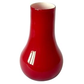 Glass Vase - Red (Medium)
