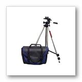 Lenmar LE366B Deluxe Performance Pack Tripod (TX20RQ) and New Bag (DX90) Packaged in 4 color box