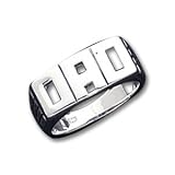 Sterling Silver Solid Dad Ring