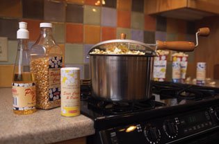 Stainless Steel Stove Top Popper Popcorn