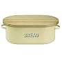 Typhoon Bread Bin With Wood Lid - Cream