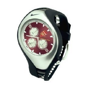 Nike Triax Swift 3i Analog Arsenal Club Team Watch - Black/Red - WD0030-001