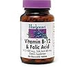 Vitamin B-12 & Folic Acid By Bluebonnet - 90 Tablets