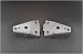New Genuine Yamaha Raptor 700R Accessories / A-Arm Skid Plates / pt # GYT-1S334-20-AL