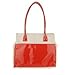 Joan Rivers Canvas & Simulated Patent Leather Tote