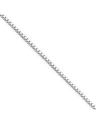 1.4mm, Sterling Silver, Box Chain, 18 inch