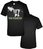 The Exorcist BACKLIGHT Demon Movie 666 Adult Black T-shirt