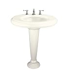 Bathroom Sink Pedestal by Kohler - K-2000-1 in Biscuit