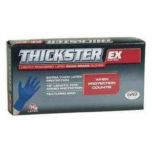 SAS Safety (SAS6604) Thickster X-Large Textured Latex Glove 50/box