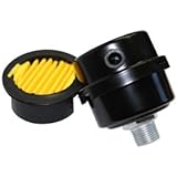 Interstate Pneumatics SA143 3/8 Inch MPT Compressor Air Filter Replacement - Paper Cartridge + Small Metal Body