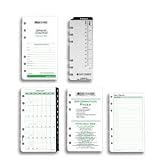 Day-Timer Portable 1-Page-Per-Day Refill - January 2009