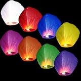 10 Stück/8 FARBEN GEMISCHTE HIMMELSLATERNE SKYBALLON SKYLATERNE Die beste Mischung !!