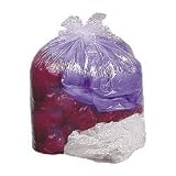Trash Can Liner, 55 60 Gallon, .8Mil, 38"x58", 100/BX, Clear (SPR01014) Category: Commercial Can Liners