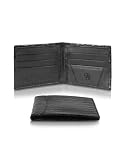 Review Tonino Lamborghini  / Tonino Lamborghini Alligator Billfold Wallet Black