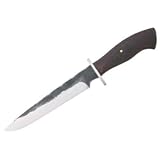 Citadel Knives 0170 Camp Hand Forged Fixed Blade Knife with Ebony Wood Handle