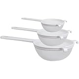 Culina&reg; Nylon Mesh Strainer Set of 3 - 4 in., 5&frac12; in. and 7 in.