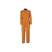 カジメイク T/C長袖つなぎ服 オレンジ S 660925S