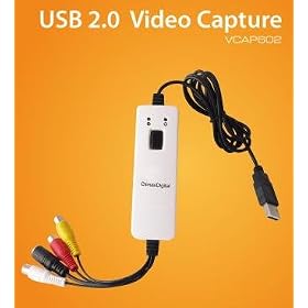 ClimaxDigital VCAP602 USB 2.0 VHS to DVD Converter/DVD Maker-easy way to convert and edit your VHS video Tapes to quality DVD. Supports XP,Vista and Windows 7 32/64bit. with FREE AV cable *Transfer video to IPOD/PSP. ***upload videos directly to YouTube***