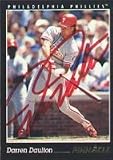 Darren Daulton, Philadelphia Phillies Autographed Card