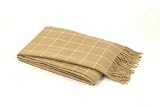 Blanket America Windowpane Throw, Chamois
