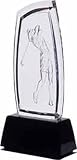 Acrylic Fossil Female Golfer