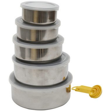 15pc Stainless Steel Kitchen Bowl Set