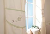 Lollipop Lane Sidney and Lola Nursery Curtains 137 x 137cms