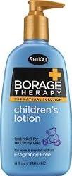 ShiKai Borage Therapy, Children's Lotion, Fragrance Free, 8-Ounce