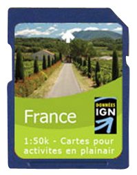 Satmap GPS System Karte Burgund