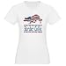 Border Collie USA Flag Dog Jr. Jersey T-Shirt by CafePress