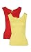 Trend18 Viscose Pack Of 2 Sweet Scoop Top - Yellow/Red RS.499.00