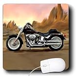 Mouse Pad Picturing Picturing Harley Davidson Motorcycle