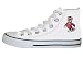 Game Day Soles Hi Top Optical White North Carolina State University Mascot Canvas