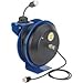 Coxreels EZ-PC13-5012-A Safety Spring Rewind Power Cord Reel Single Industrial recept 50