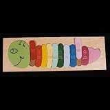 Hollow Woodworks NWP Number Worm Puzzle