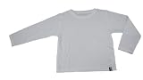ナノミックス キッズ コンフォータブル 長袖 Tシャツ 白 140
