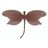 Brown Jewel Dragonfly Decorations dragonflies hanging nylon nursery bedroom girls room ceiling wall decor wedding birthday party baby bridal shower